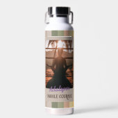 ヨガパーソナライズされた恋人先生ママ女性ギフト ウォーターボトル (正面)