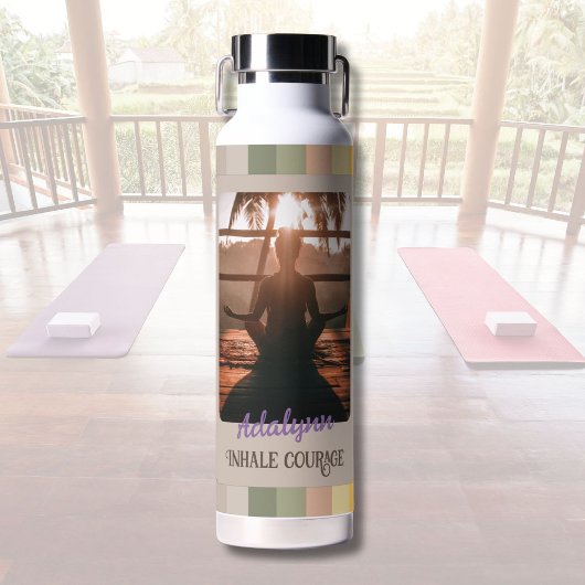 ヨガパーソナライズされた恋人先生ママ女性ギフト ウォーターボトル