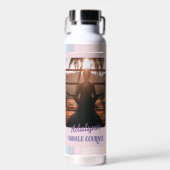 ヨガパーソナライズされた恋人先生ママ女性ギフト ウォーターボトル (正面)