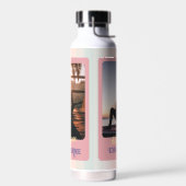 ヨガパーソナライズされた恋人先生ママ女性ギフト ウォーターボトル (左面)