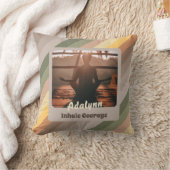 ヨガパーソナライズされた恋人先生ママ女性ギフト クッション (ブランケット)