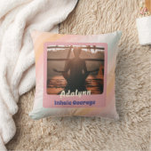 ヨガパーソナライズされた恋人先生ママ女性ギフト クッション (ブランケット)