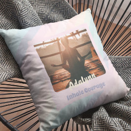 ヨガパーソナライズされた恋人先生ママ女性ギフト クッション