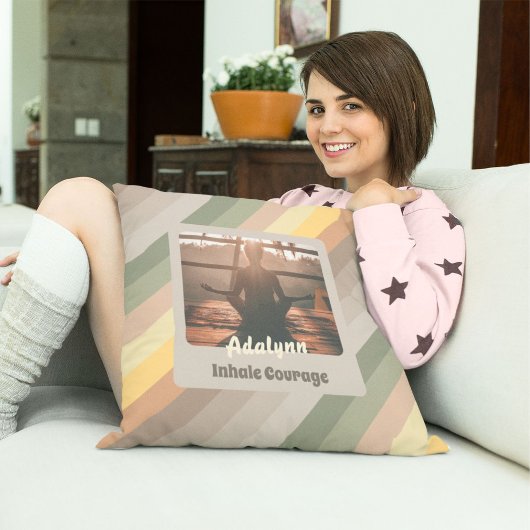 ヨガパーソナライズされた恋人先生ママ女性ギフト クッション