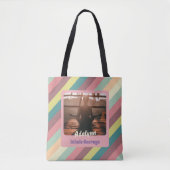 ヨガパーソナライズされた恋人先生ママ女性ギフト トートバッグ (正面)