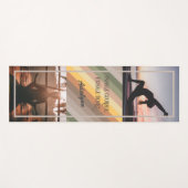 ヨガパーソナライズされた恋人先生ママ女性ギフト ヨガマット (正面(横))