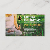 ヨガパーソナルトレーナー | プロフェッショナル先生 名刺 (正面)