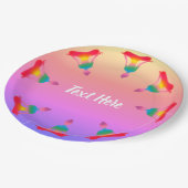 ヨガパーティーカスタム紙プレート ペーパープレート (アングル)