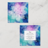 *~*ヨガヒーラーマンダラユニバースシアルネブアラ スクエア名刺 (正面/裏面)