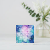 *~*ヨガヒーラーマンダラユニバースシアルネブアラ スクエア名刺 (スタンド正面)