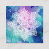 *~*ヨガヒーラーマンダラユニバースシアルネブアラ スクエア名刺 (正面)