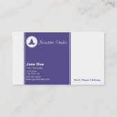 ヨガビジネスカード10クラスパステンプレート ロイヤリティカード (裏面)