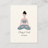 ヨガビジネスカード 名刺 (正面)