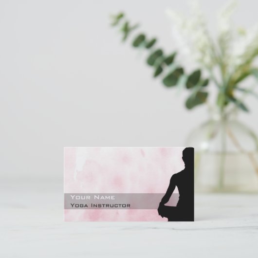 ヨガビジネスカード 名刺 (スタンド正面)