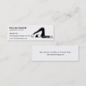 ヨガピラツビジネス/インストラクター スキニー名刺 (正面/裏面)