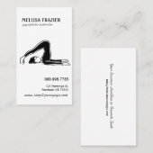 ヨガピラツビジネス/インストラクター 名刺 (正面/裏面)