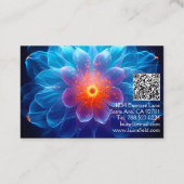 ヨガピラティスインストラクター名刺 名刺 (裏面)