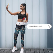 ヨガピラティスエクササイズスタイリッシュおもしろいトレーニングパンツ カプリレギンス