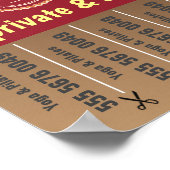 ヨガピラティスフィットネストレーナースモールビジネスフライヤー ポスター (角)