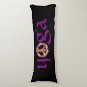 ヨガピースサインフローラ ボディピロー (正面縦)