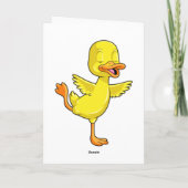 ヨガフィットネスで足にダック カード (裏面)