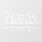 ヨガフィットネススポーツサロン ウィンドウサイン (シート)