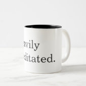 ヨガフィットネス重めい想 ツートーンマグカップ (正面右)