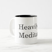 ヨガフィットネス重めい想 ツートーンマグカップ (正面左)