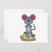 ヨガフィットネス マウス ポストカード (正面/裏面)