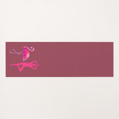 ヨガフラミンゴ ヨガマット (裏面(横))