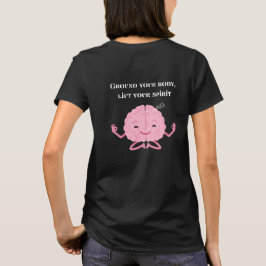 ヨガフローエナジーシャツブラック Tシャツ