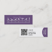 ヨガフロー名刺 スキニー名刺 (正面/裏面)