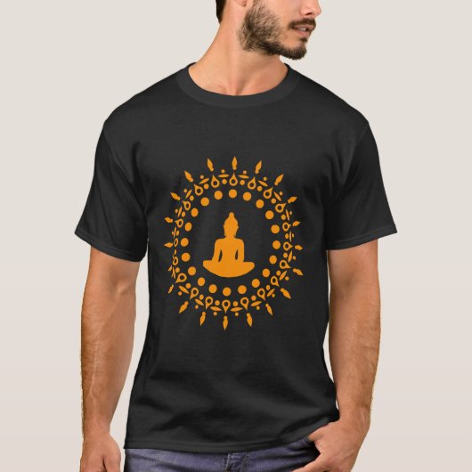 ヨガプリント Tシャツ (正面)
