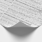 ヨガプンスとヨガおもしろい引用文 ラッピングペーパー (角)