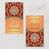 ヨガホリスティック結晶エネルギー新時代の名刺 名刺 (正面/裏面)