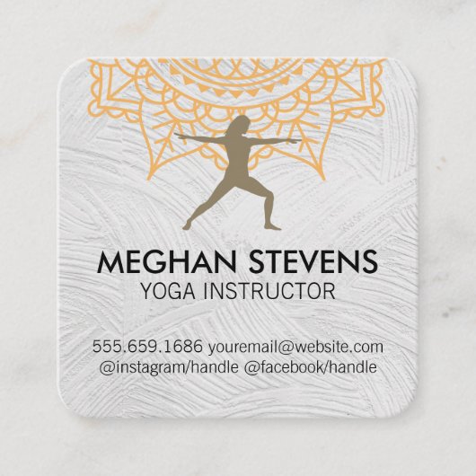 ヨガポサ |インストラクター |ヘルス 予約カード (正面)