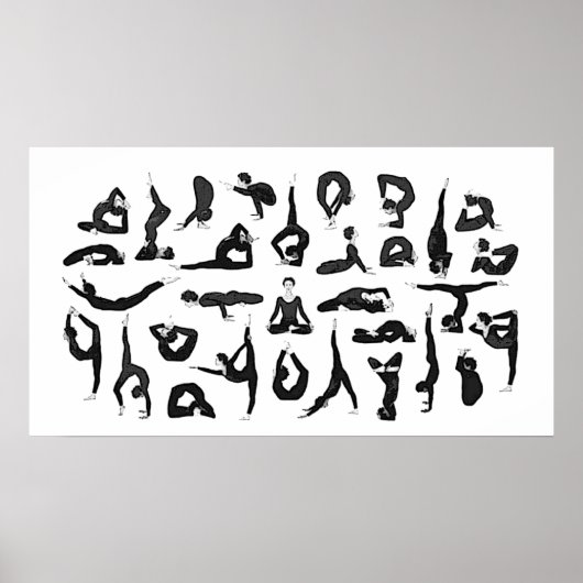 ヨガポスター ポスター (正面)