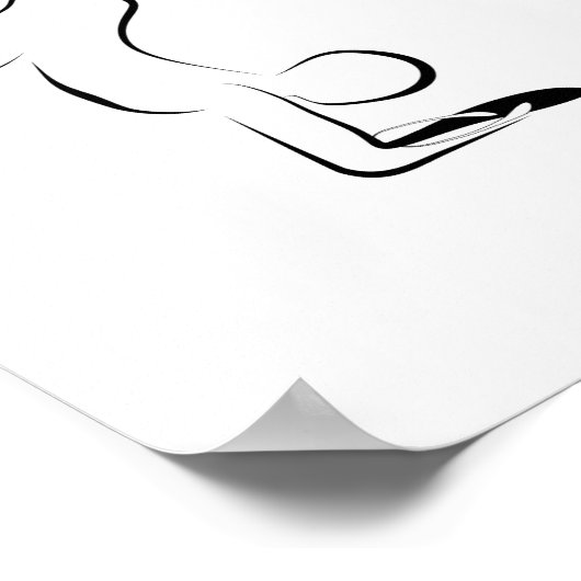 ヨガポスター ポスター (角)