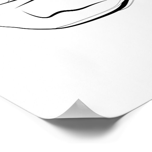 ヨガポスター ポスター (角)