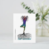 ヨガポストカード ポストカード (スタンド正面)