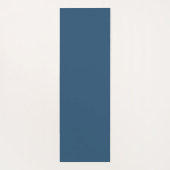 ヨガポーズおもしろい&かわいいブルーパーソナライズされたヨガマット ヨガマット (裏面)