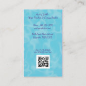 ヨガポーズとマンダラ 名刺 (裏面)