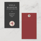 ヨガポーズグルーポン名刺 名刺 (正面/裏面)