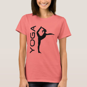 ヨガポーズシルエット Tシャツ