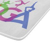 ヨガポーズシルエットThunder_Cove カッティングボード (角)