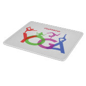 ヨガポーズシルエットThunder_Cove カッティングボード (角)