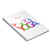 ヨガポーズシルエットThunder_Cove ノートブック (右側)