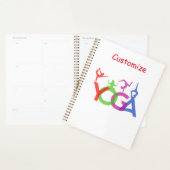 ヨガポーズシルエットThunder_Cove プランナー手帳 (ディスプレー)