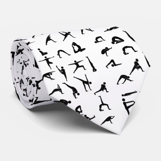 ヨガポーズタイ ネクタイ (ロール)