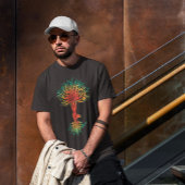 ヨガポーズツリーの女性 Tシャツ